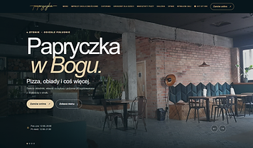 Papryczka w Bogu &mdash; strona restauracji